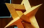 Gasherbrum - 4 schneidenden Dreiecke - modulare Origami - kein Kleber