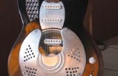 Resonator Gitarre aus alten Akustikgitarre konvertiert