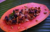 Malaysische gebackene Papaya mit Ingwer