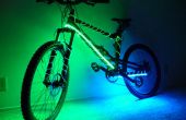 Elektrolumineszenz-Mountain Bike