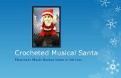 Musikalische Weihnachtsmann gehäkelt