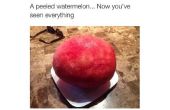 Wie eine Wassermelone (Machete Methode) Peel