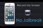 Rekord auf dem iPhone ohne Jailbrake Bildschirm
