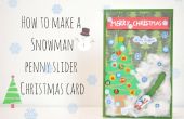 Wie erstelle ich eine Weihnachtskarte Schneemann Penny Schieberegler