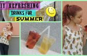 DIY erfrischende Getränke für Sommer