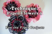 Wie erstelle ich Papier Blumen (Style1 für Projekt 161)
