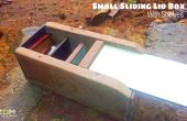 Kleinen Schieberegler Deckel Box mit Regalen