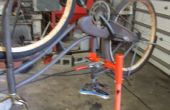 Tragbare Fahrrad Reparatur/Wartung stehen