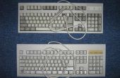 Eine ältere Din 5 Computer-Tastatur neues Leben einhauchen