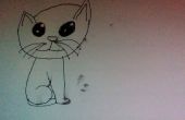Wie zeichne eine Cartoon-Katze! 