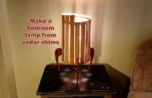 Machen Sie eine Schlafzimmer-Lampe von Shims