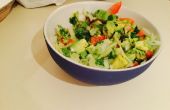 Eine schnelle Avocado-Salat, die alle Gäste zufrieden zu stellen, wird