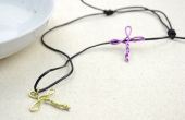 Metall Schmuckideen - erstellen Sie eine Kreuze Halskette für Mädchen
