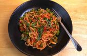 Spaghetti Marinara mit Erbsen & Kapern - vegane & glutenfrei