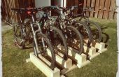 Schrott, Holz Bike Stand (Self supporting)