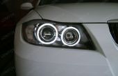 Wie Konvertieren von BMW 3er Reihe Limousine Halogen Scheinwerfer Lager Angel Eyes LED