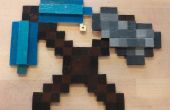 Minecraft-Thema Wanddekoration w / Pop-out-Teile