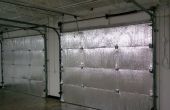 Machen Sie Ihre Garage Energie effizient. Einfache Installation der leuchtende Sperre Isolierung, Garagentore. 