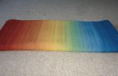 DIY-gewebte Wrap Rainbow Grad Dye