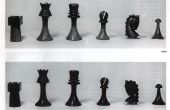 Readymake: Duchamp Schachfiguren (3D Nachbildungen von Fotografien)