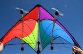 Kite mit Wind-Powered LED