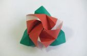 Origami-Würfel-Rose