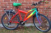 Regenbogen-Fahrrad-Verjüngungskur w. Acryl