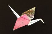 Origami-Kranich Foto