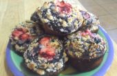 Blaubeer-Muffins mit Streusel Topping: A backen Versuch