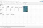 Wie man die anfängliche Planung für Service Arbeit verwenden Google Drive-Tabelle
