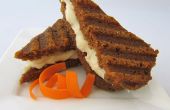 Gegrillte Karotten Kuchen Sandwich