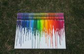 Crayon schmelzen Kunst