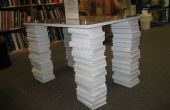Tischbeine aus Büchern machen