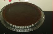 Schokoladen-Tarte mit Schokolade Keks Kruste