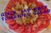 Schnelle und einfache Tomaten Salat