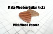 Wie erstelle ich aus Holz Gitarre greift mit Holzfurnier