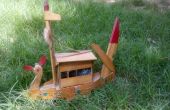 Künstliche Boot Handwerk aus Sperrholz