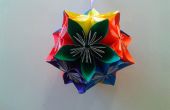 Regenbogen Origami Kusudama Ball Mobile