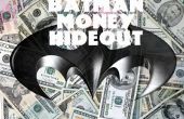 Papierflieger BATMAN Geld Versteck