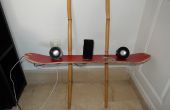 Wie erstelle ich ein Wandbehang Audio/iPod Plattform aus einer alten Skateboard