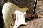 Gold Flake beenden eine Gitarre