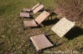 DIY-Sonnenliegen aus alten Gans Jagd Stühle