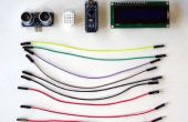 Arduino Nano: Ultraschall Ranger(Ping) Entfernung I2C 2 X 16 LCD-Display mit Visuino