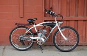 Benutzerdefinierte Gastank auf ein motorisiertes Fahrrad