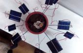 Fibonacci-Muster von Solarzellen