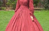 1860er Jahren Bürgerkrieg Ära Kleid