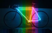Neon Glow Bike mit EL Wire Kits