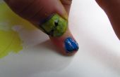 Pac-Man Nail Art