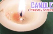 Kerze, Experimente und Entdeckungen
