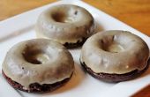 Old Fashioned glasiert Schokolade Donuts (glutenfrei)